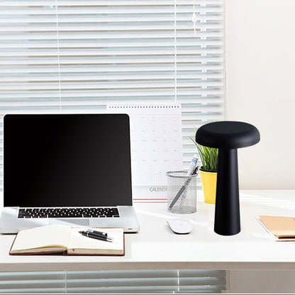 Royelux Cordless LED Table Lamp - Dimmable, USB Rechargeable, Mushroom Design