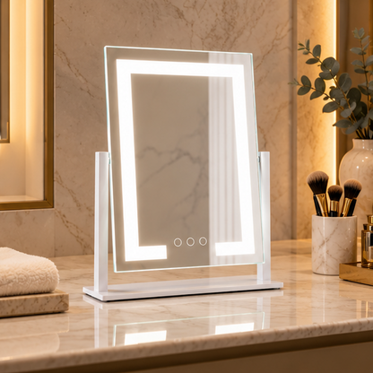 RoyaleGlow LED Lighted Vanity Makeup Mirror with Touch Control & Adjustable Brightness