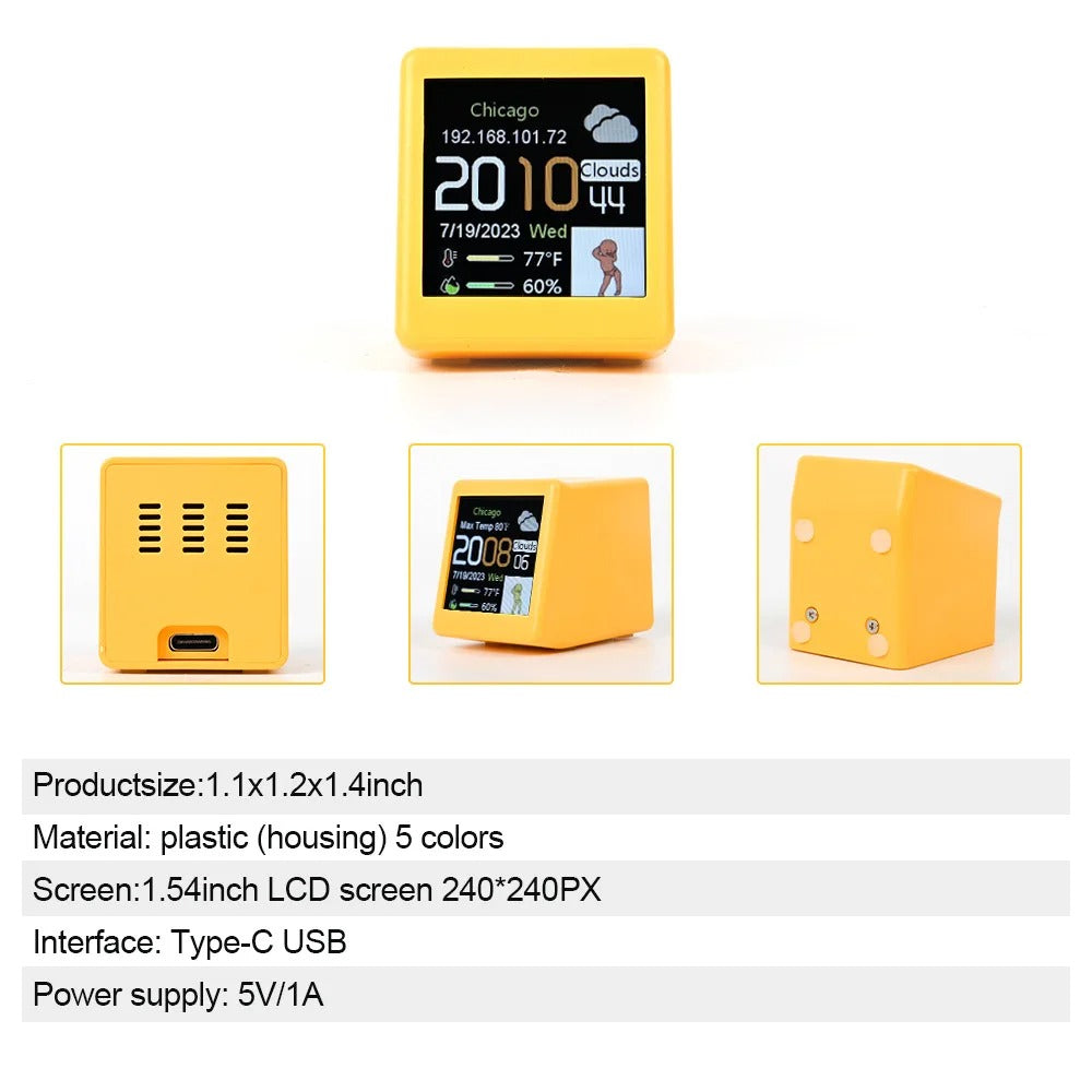 Luxora Wifi Weather Station with Real-Time Updates and Display