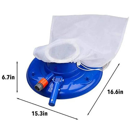 Royaleva Pool Leaf Vacuum, Large Pool Leaf Sucker for Inground and Above Ground Swimming Pools (Blue)