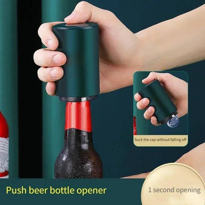 Royaleva Automatic Bottle Cap Opener with Magnetic Catch