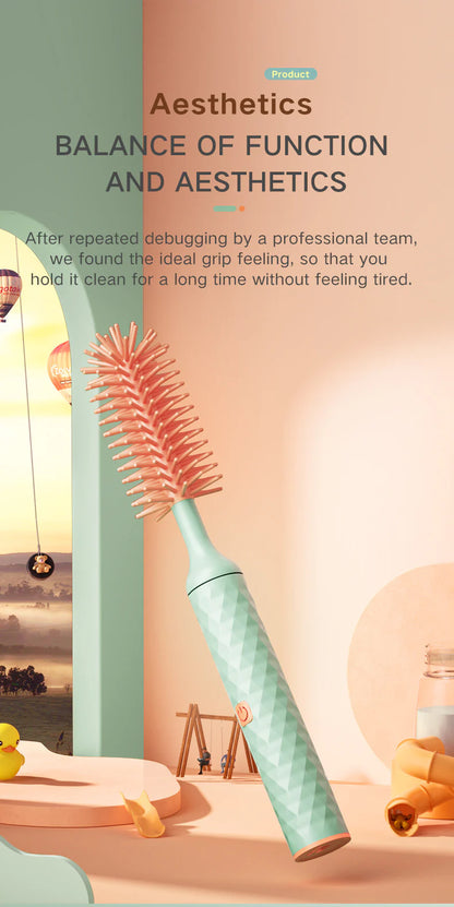 RoyaleGlow Electric Baby Bottle Brush with 360° Cleaning