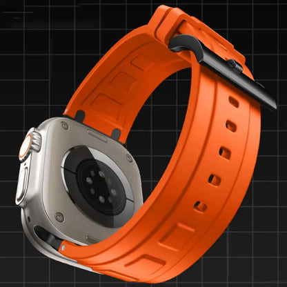 RoyaleGlow Armor Silicone Band For Apple Watch 42-49mm