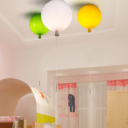 RoyaleGlow Kids Colorful Balloon Ceiling Light Modern Nursery Room Decor