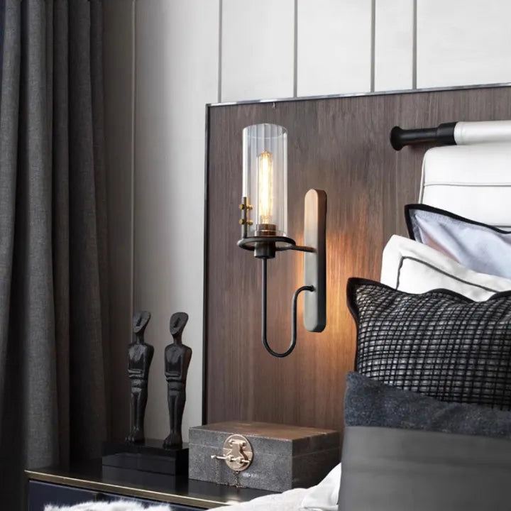 Luxora Nordic Glass Wall Lamp - Modern Indoor Glass Mounted Wall Sconce