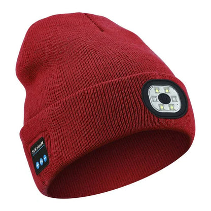 RoyaleGlow 3-in-1 Function Bluetooth Beanie for Outdoor Use