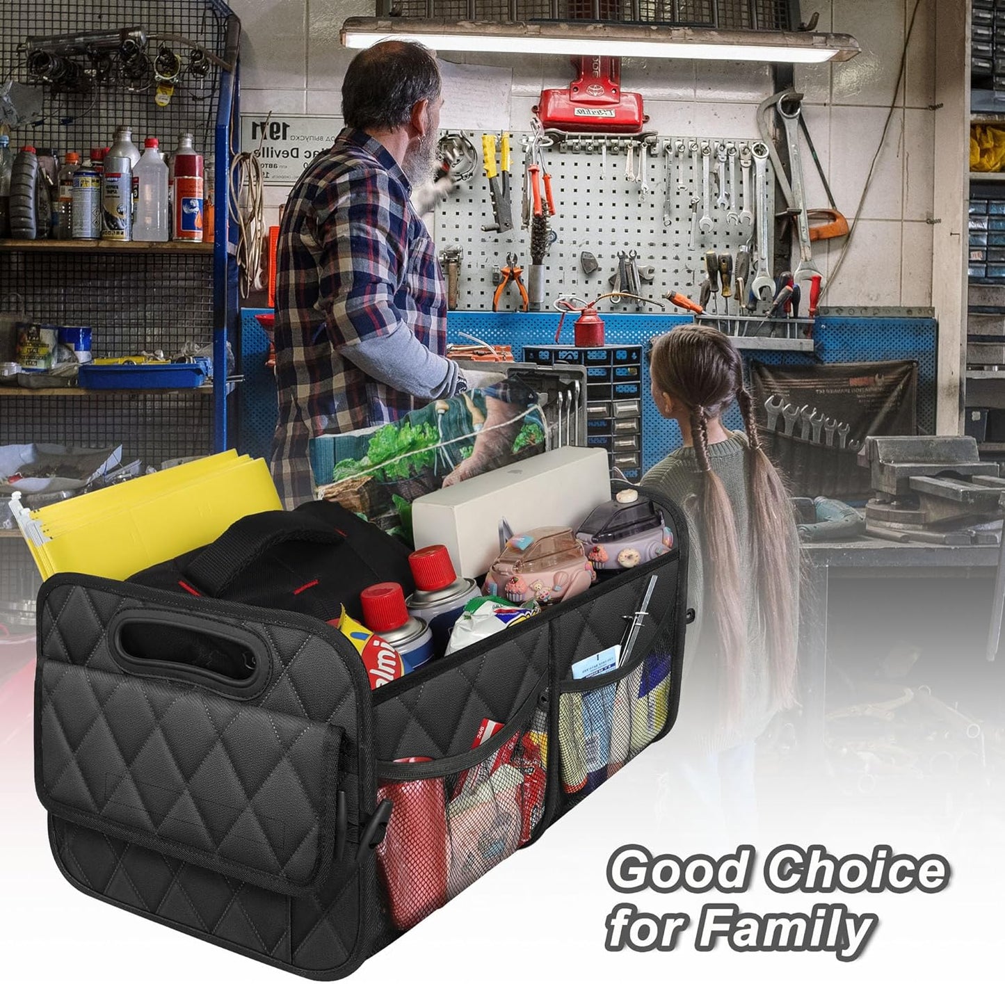 Royaleva Car Trunk Storage Organizer for Maximum Tidy Space