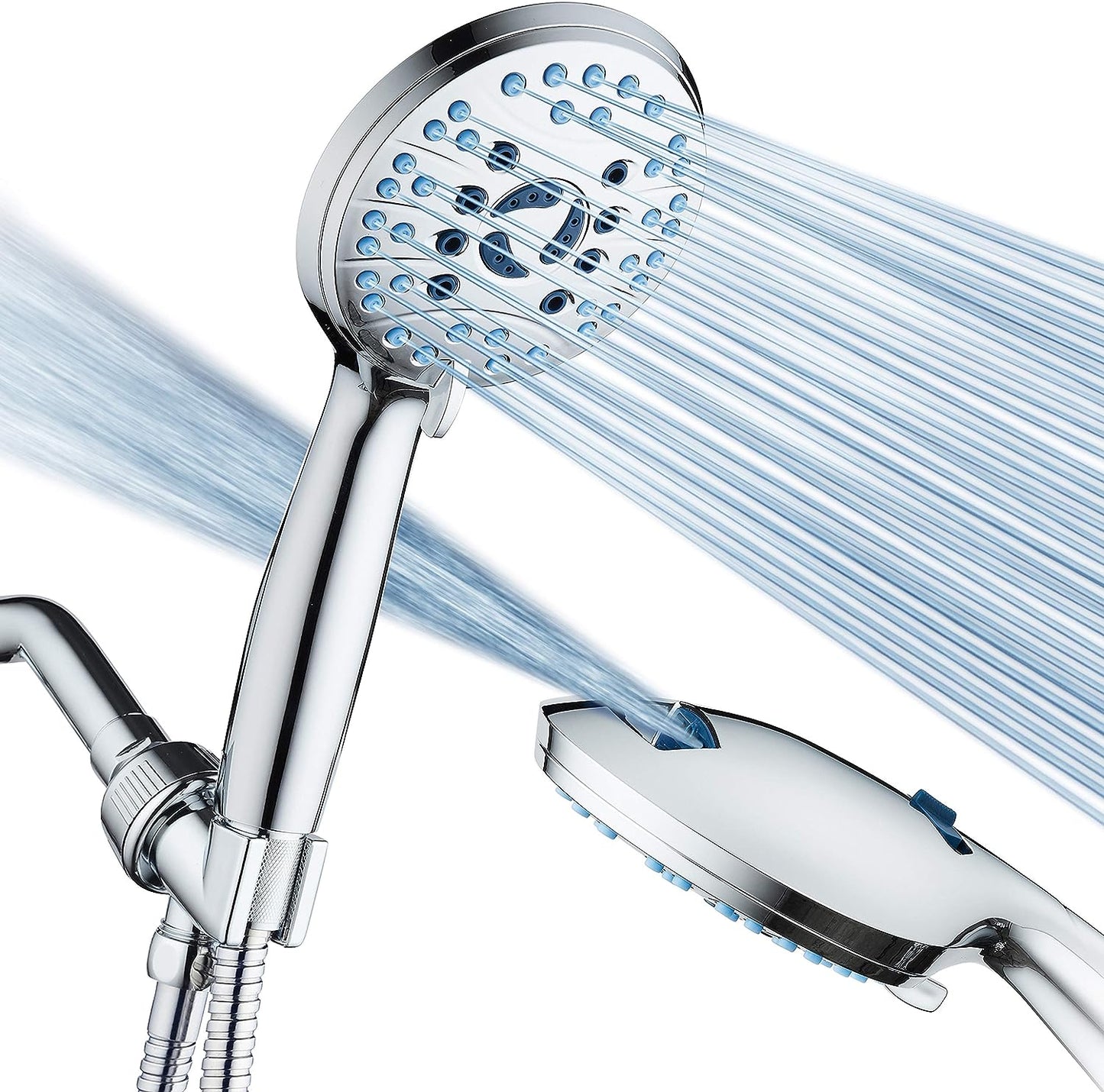 Luxora Adjustable Pressure Handheld Shower Head With A Hose