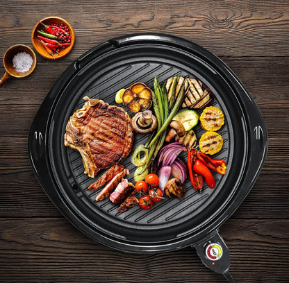Royaleva Smokeless Electric Tabletop Grill Nonstick 14 Inch