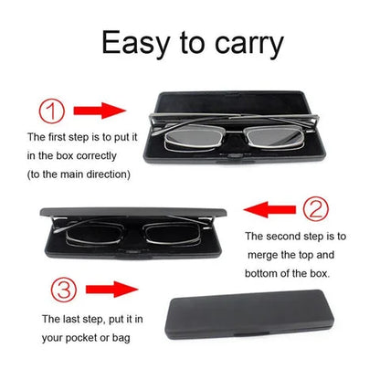Royaleva Compact Mens & Ladies Folding Reading Glasses