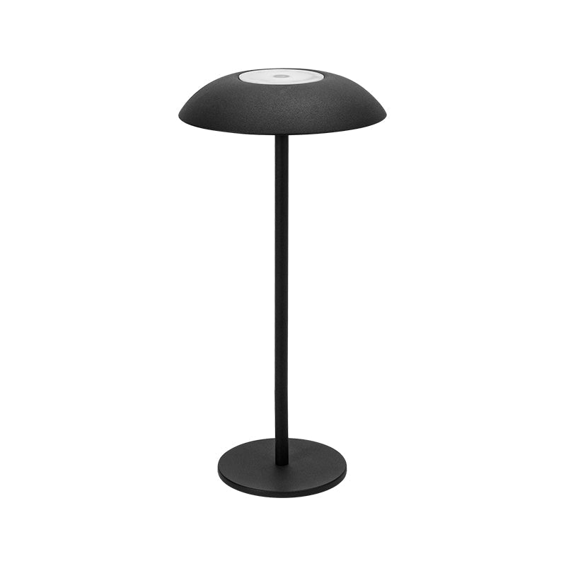 Royallure Iron Cordless Elegance Lamp - Touch Control & Rechargeable Battery - Matte Black