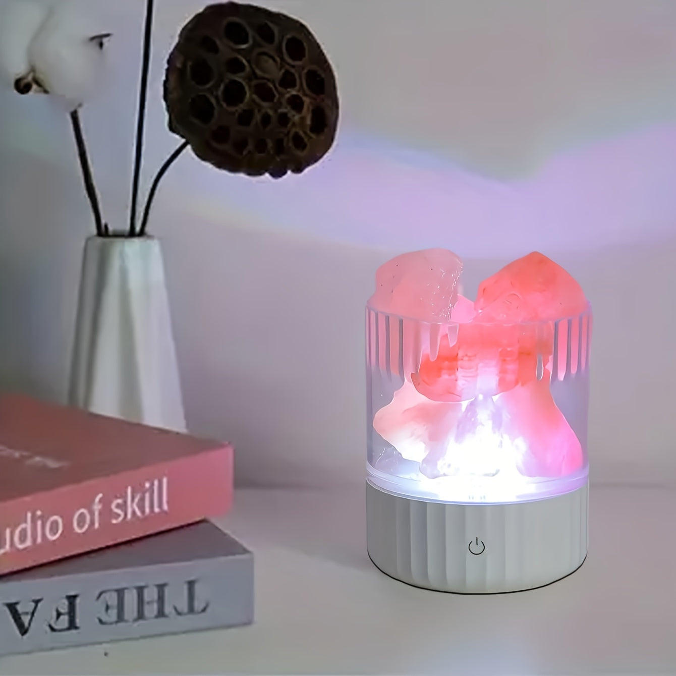 Himalayan Salt Lamp - Soft, Cozy Color-Changing Night Light for Romantic Ambiance - Default Title