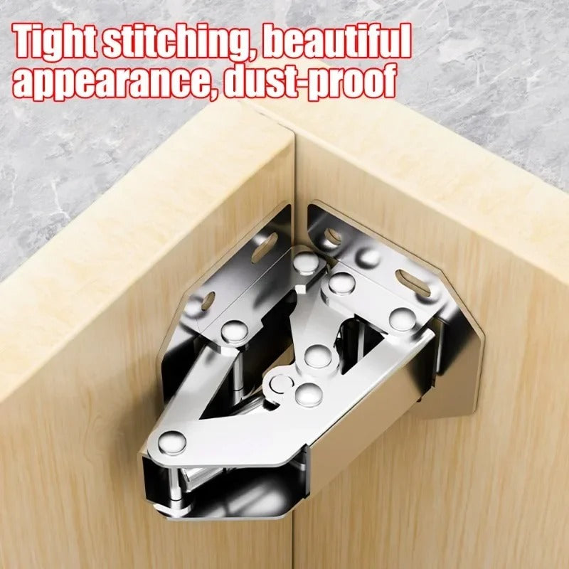 Royaleva 10 PCS Cabinet Hinges Soft-Close Hydraulic Design