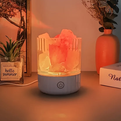 Himalayan Salt Lamp - Soft, Cozy Color-Changing Night Light for Romantic Ambiance - Default Title