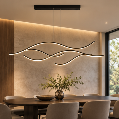 Royelux Modern LED Dimmable Pendant Light - Adjustable Hanging Fixture
