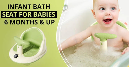 Luxora Baby Bath Seat with Wireless Thermometer and Safety