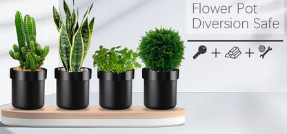 Luxora Secret Hidden Safe Lock Box Flower Pot Design