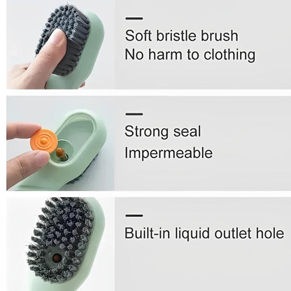 Royaleva 2-Set Shoe Cleaning Brushes with Automatic Dispense