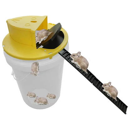 RoyaleGlow Reusable Humane Auto Reset Bucket Cover Mouse Trap