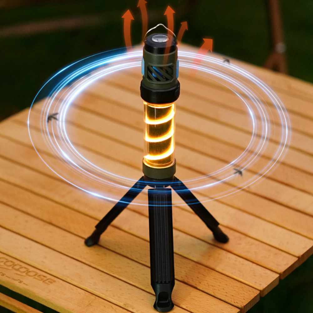 Rechargeable Outdoor Mosquito Repellent Lamp With 3000mAh Battery Dual Function Lighting And Insect Protection IP44 Waterproof Design Multiple Brightness Levels Compact And Portable For Camping Or Backyard Use