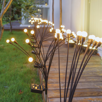 RoyaleGlow Swaying Solar Powered Firefly Lights for Outdoor Garden