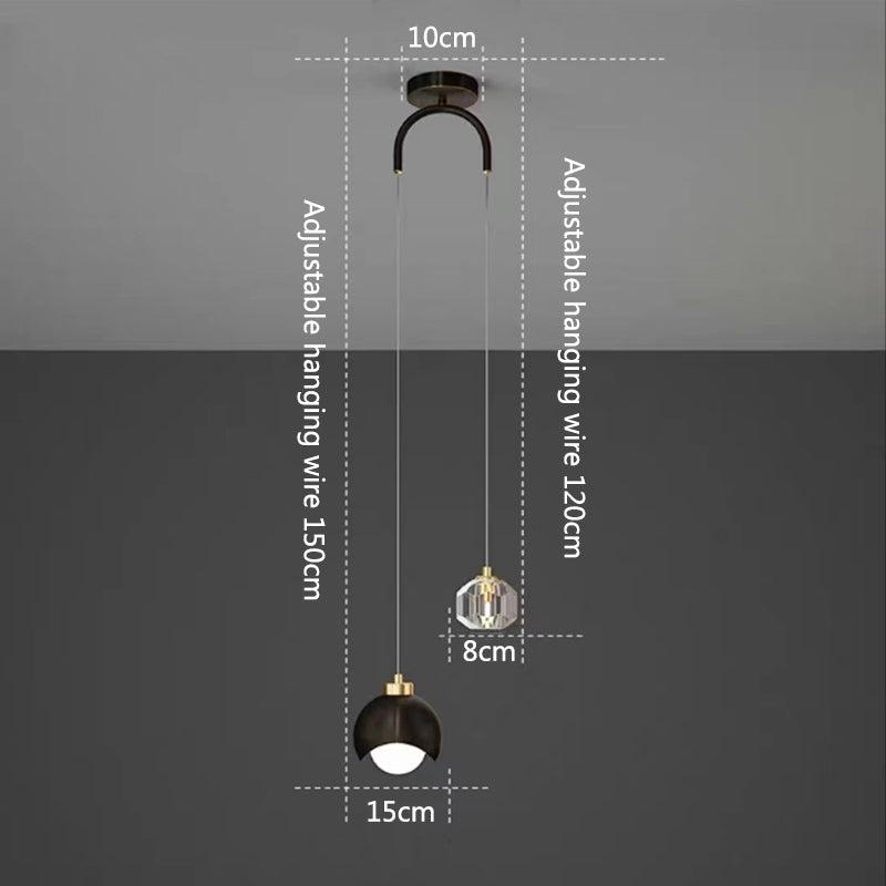 Royelux Modern Kitchen Pendant Light - Premium Hanging Fixture for Dining & Island