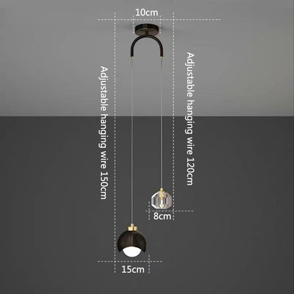 Royelux Modern Kitchen Pendant Light - Premium Hanging Fixture for Dining & Island