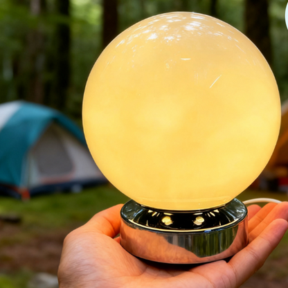 RoyaleGlow Modern LED Orb Table Lamp - Minimalist Spherical Desk Light