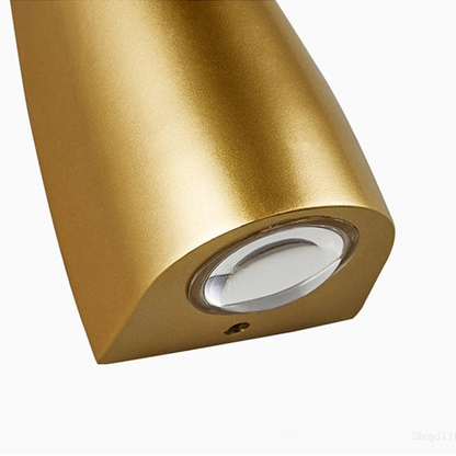 Royelux IP65 Waterproof Modern LED Wall Sconce Light, Minimalist Contemporary Design