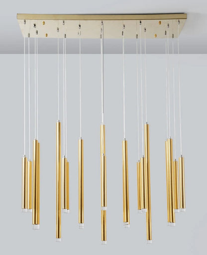 Royelux Modern LED Cascade Chandelier for Dining Room Table Lighting