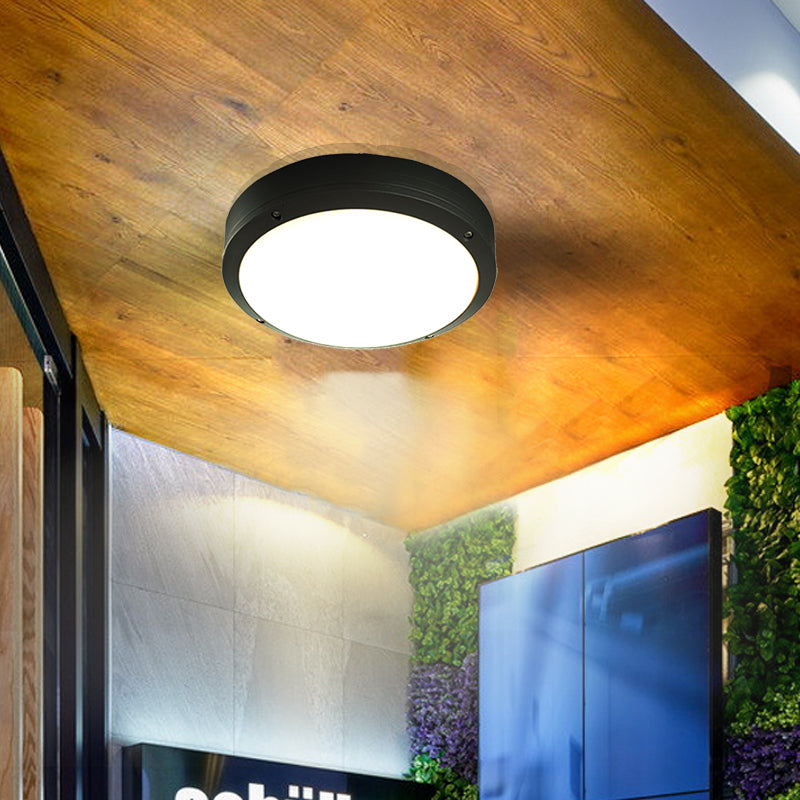 Lumora Sleek Outdoor LED Flush Mount, Radar Motion Sensor IP65 Light