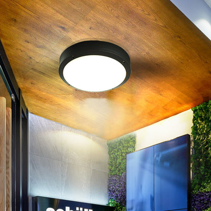Lumora Sleek Outdoor LED Flush Mount, Radar Motion Sensor IP65 Light