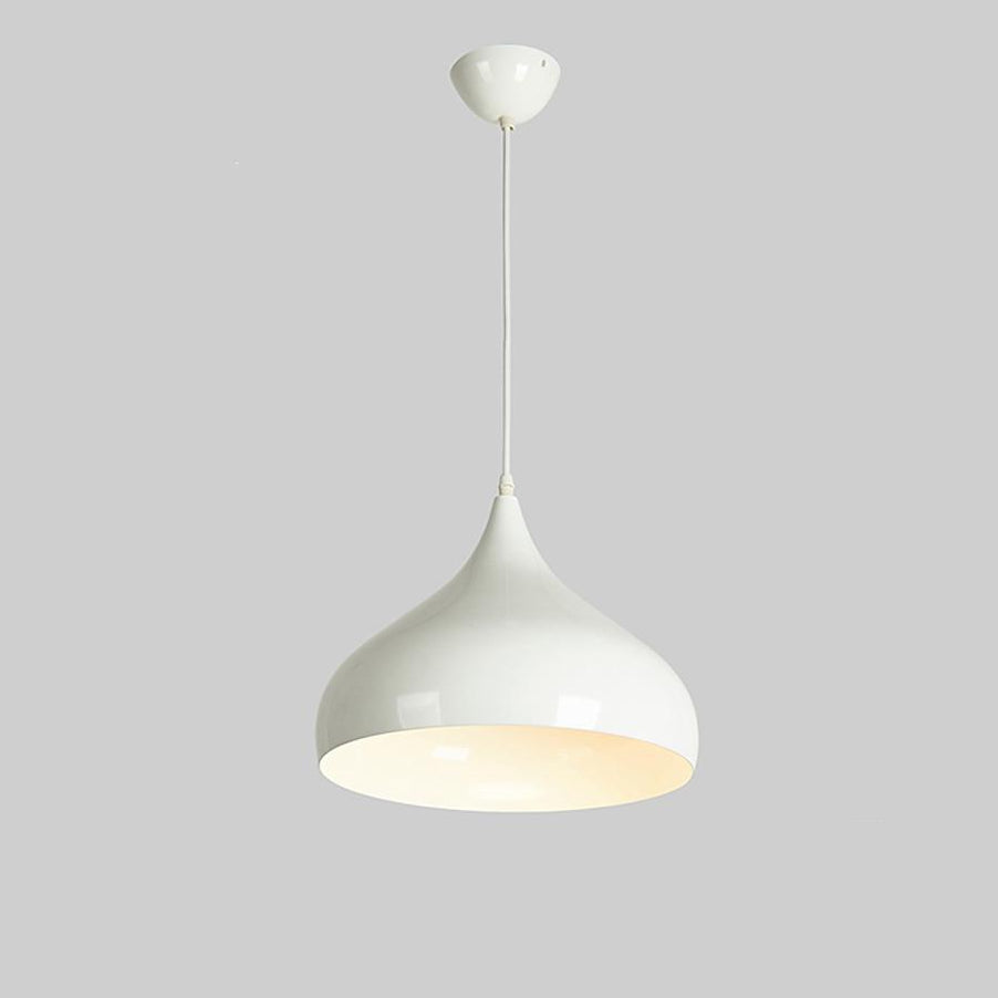 9 inch LED Halogen Incandescent Metal Dome Bowl 1-light Pendant Downlight Lighting 0