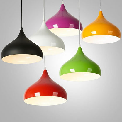 9 inch LED Halogen Incandescent Metal Dome Bowl 1-light Pendant Downlight Lighting 3