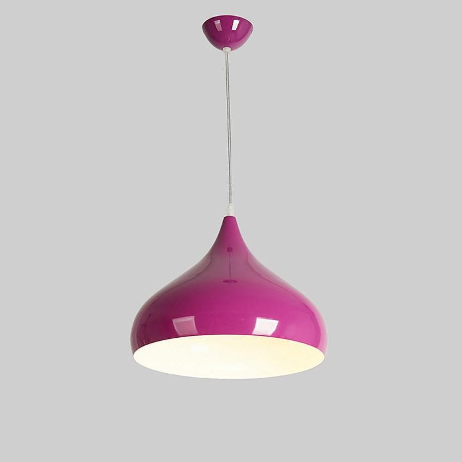 9 inch LED Halogen Incandescent Metal Dome Bowl 1-light Pendant Downlight Lighting 4