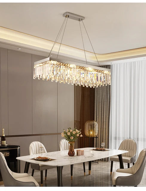 RoyaleGlow Modern Crystal Flush Mount Ceiling Light for Luxury Hotel, Living Room, Bedroom