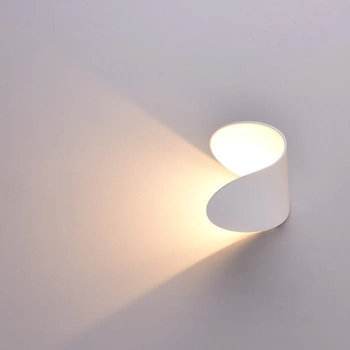 LuxRoyale Adjustable Up Down LED Wall Light, Warm Ambient Modern Lamp
