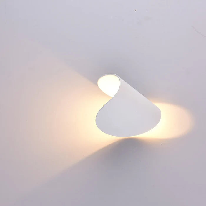 LuxRoyale Adjustable Up Down LED Wall Light, Warm Ambient Modern Lamp