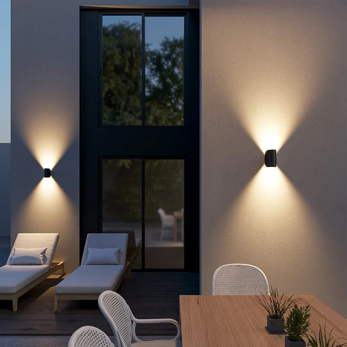 LuxRoyale Adjustable Up Down LED Wall Light, Warm Ambient Modern Lamp