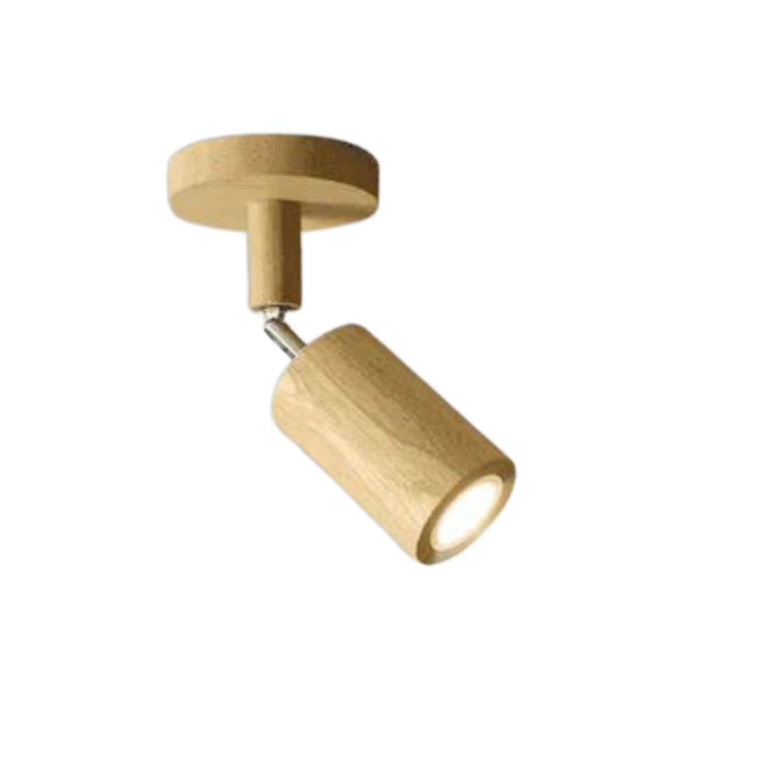 Adjustable Wooden Ceiling Spotlight - EcoLux 0