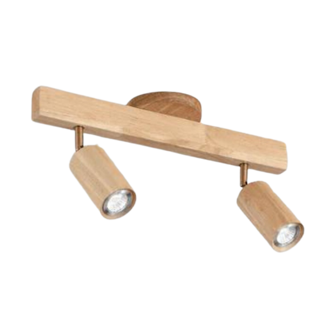 Adjustable Wooden Ceiling Spotlight - EcoLux 10
