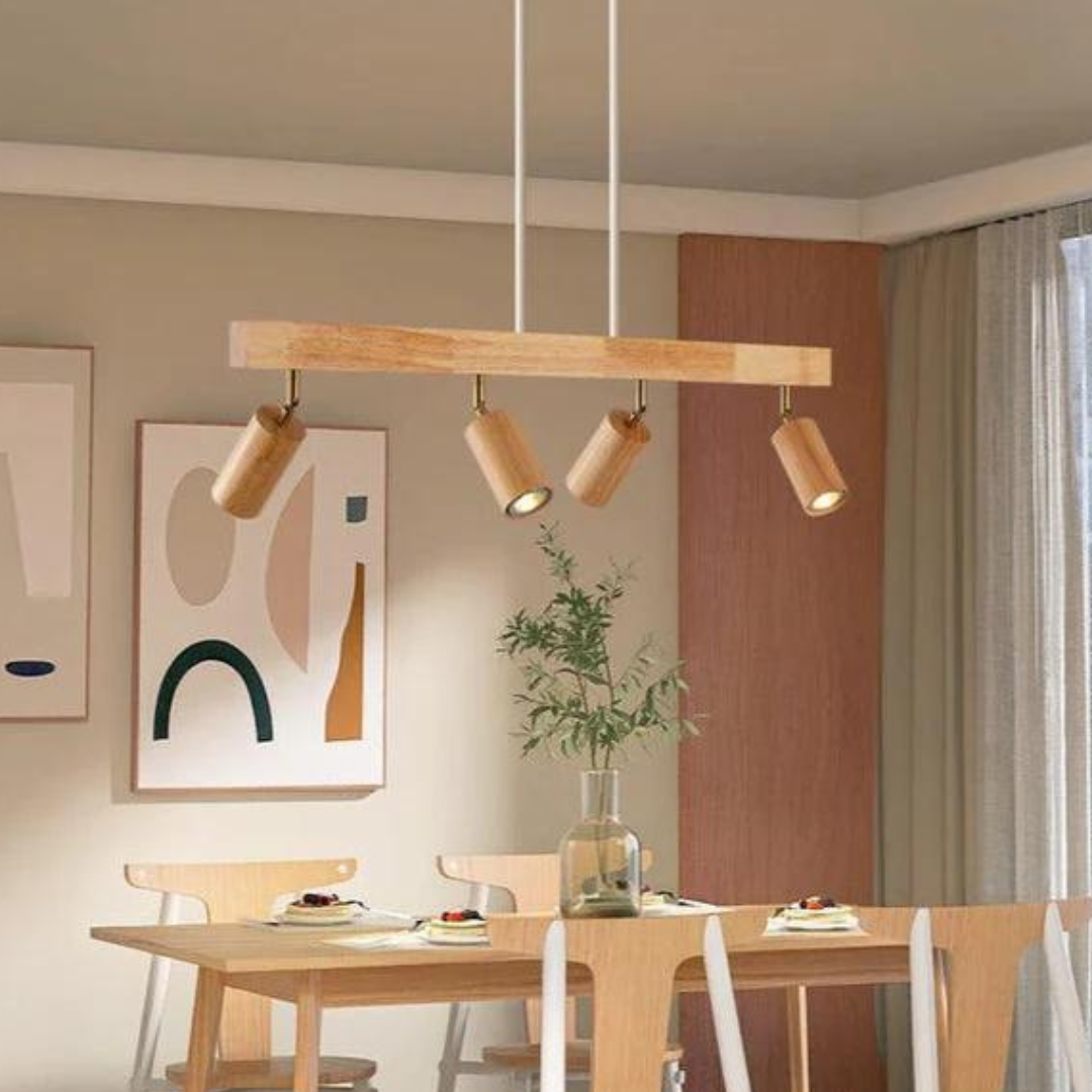 Adjustable Wooden Ceiling Spotlight - EcoLux 4