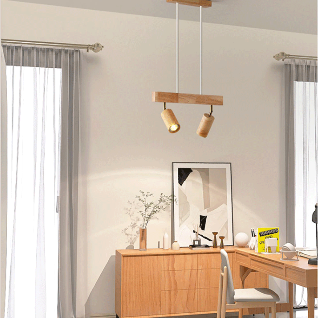 Adjustable Wooden Ceiling Spotlight - EcoLux 7