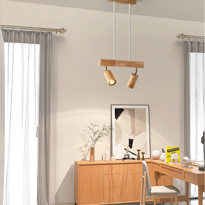 Adjustable Wooden Ceiling Spotlight - EcoLux 7