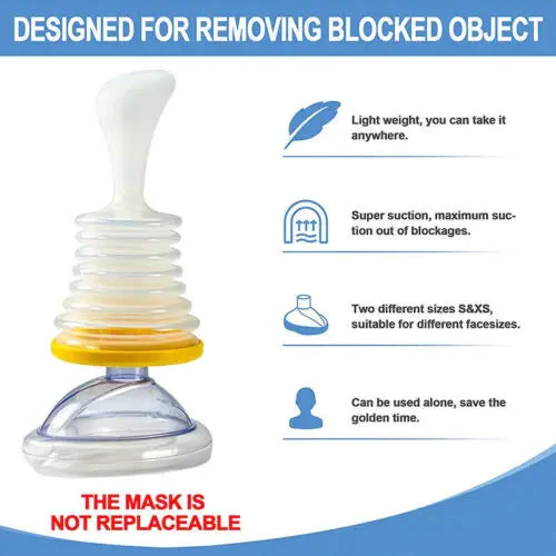 Royaleva Choking Emergency Device For Adult And Children Anti-choking Device With Bag