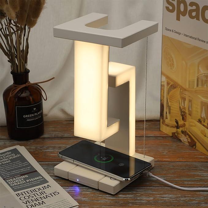 LuxRoyale Wireless Charger Lamp With Zone Lighting