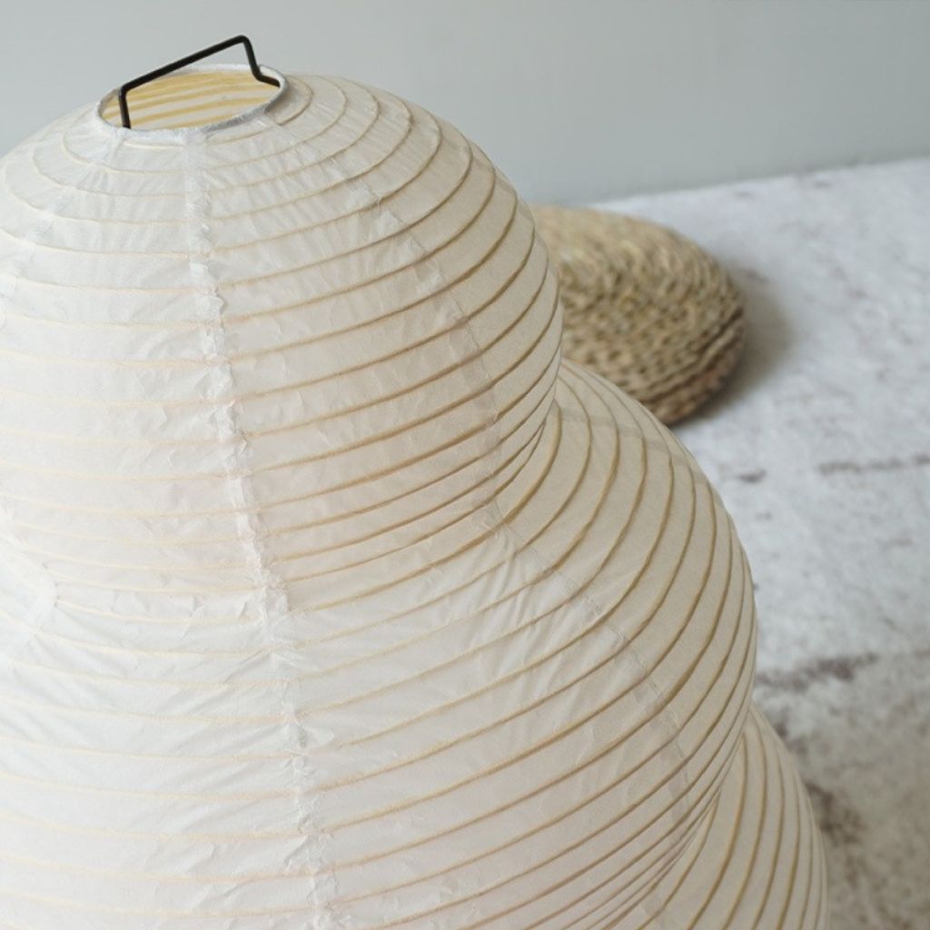 Akari Japandi Style Paper Floor Lamp 5