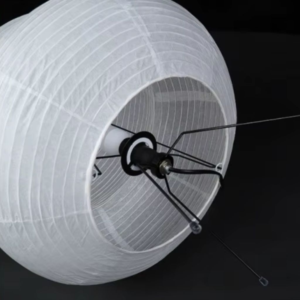 Akari Japandi Style Paper Floor Lamp 6