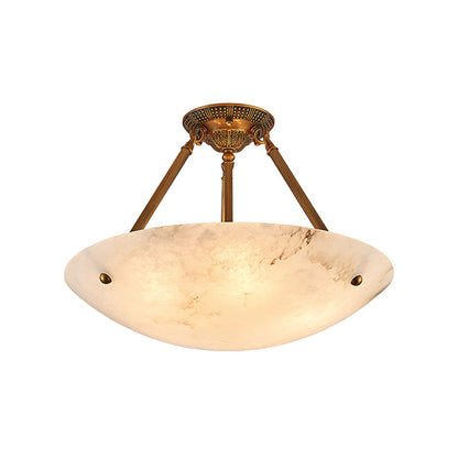 Alabaster Bowl Pendant 2