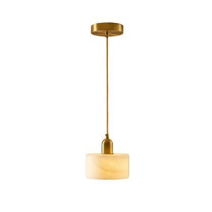 Alabaster Cylinder Pendant 5